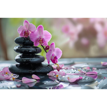 Chinese Art Flowers Canvas